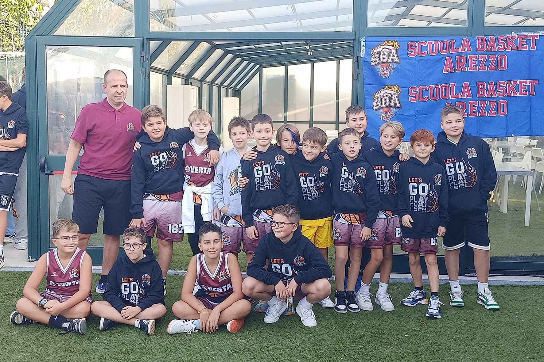 Quattrocento atleti e atlete nella nuova stagione della Scuola Basket Arezzo